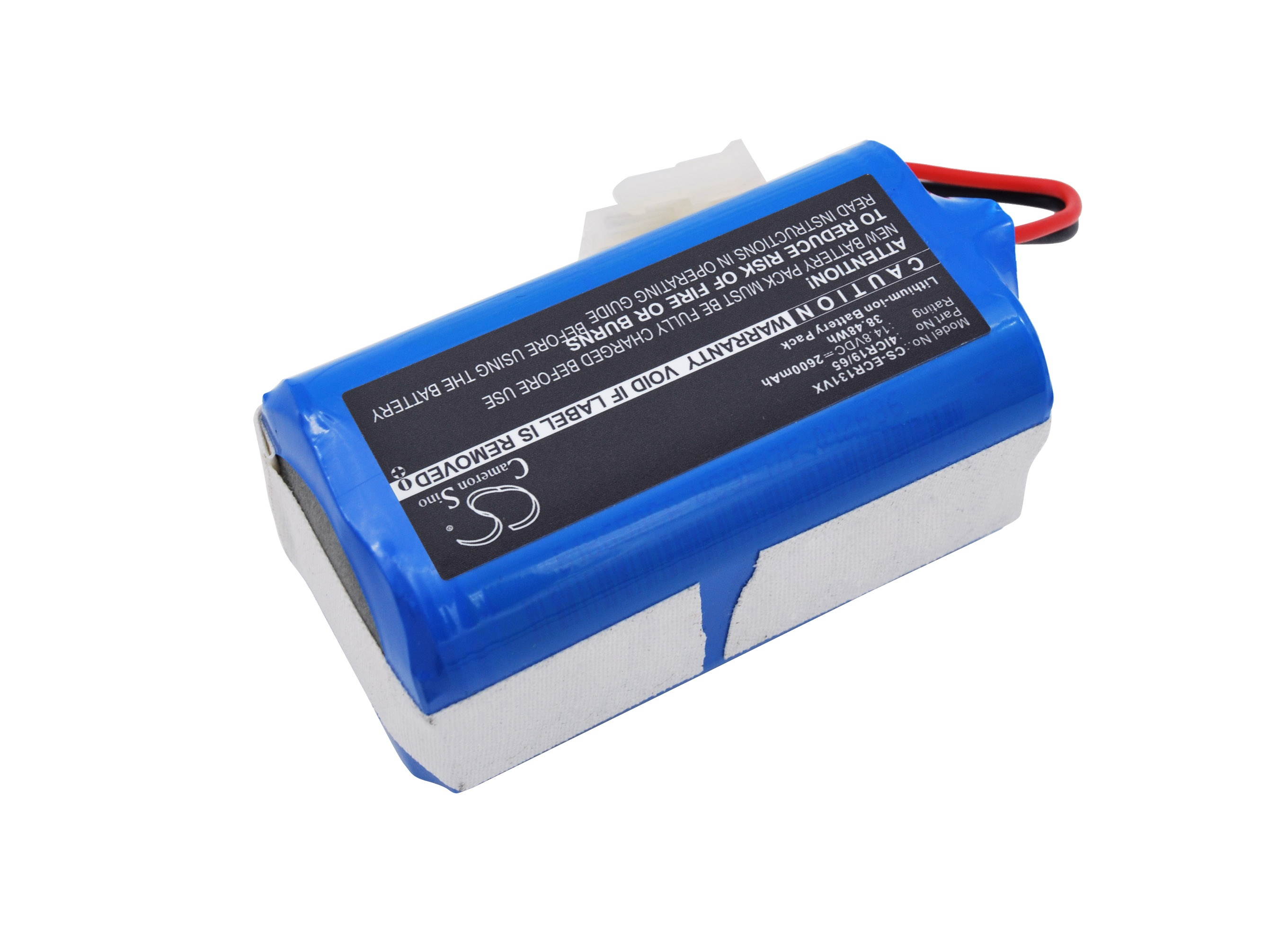 Battery Replacement for Ecovacs Deebot CEN646 Deebot DL33 Deebot X500 Deebot X580 N79S 4ICR19/65