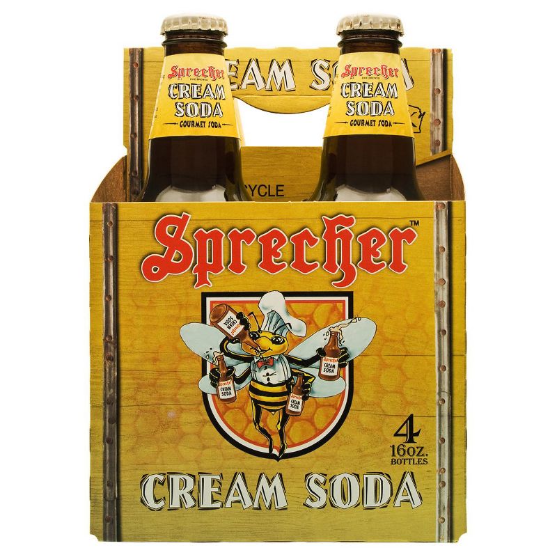 Sprecher Cream Soda - 4pk/16 fl oz Glass Bottles