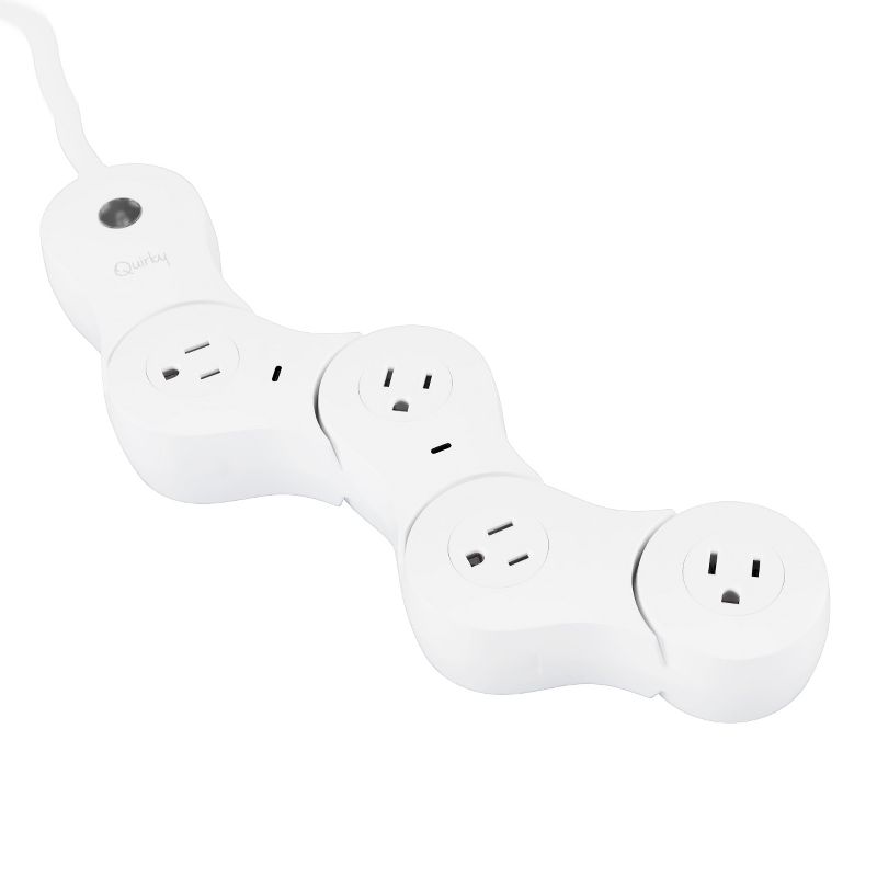 Monoprice 2 Outlet Surge Protector Wall Tap with 2 USB Charging Ports 3.4A, 450 Joules, White