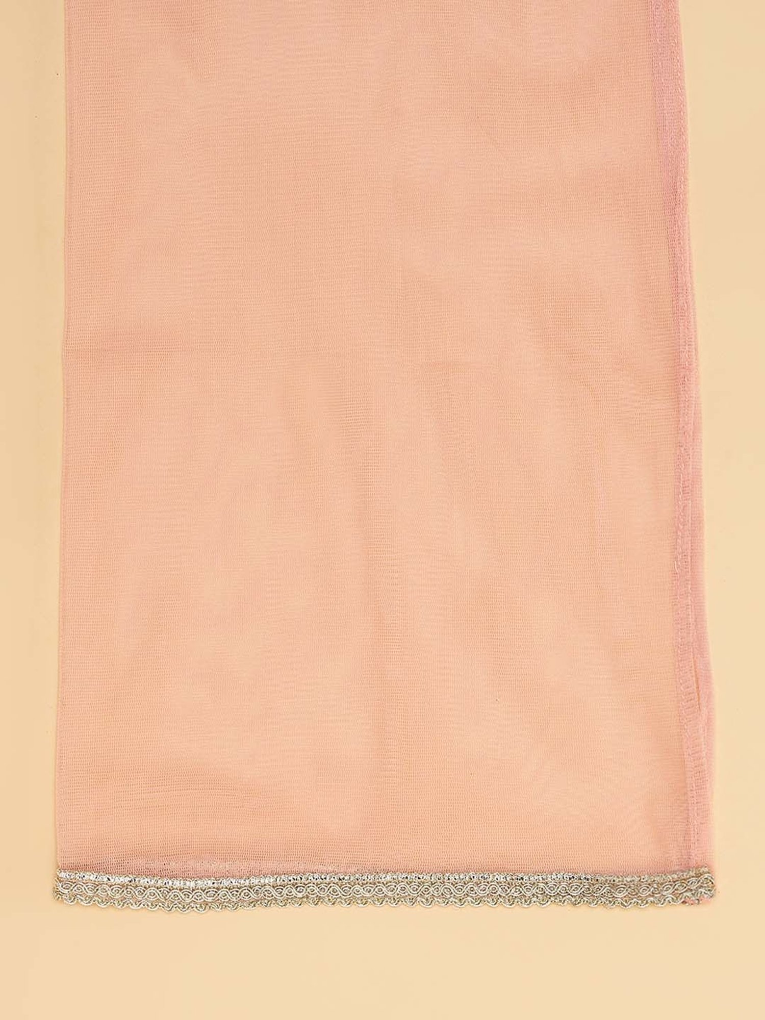 A Little Fable Kids Red & Beige Embellished Lehenga Choli