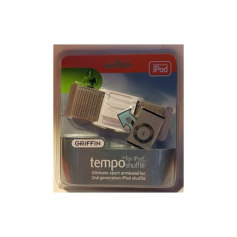 Tempo Armband for iPod shuffle 2G (Light Gray)