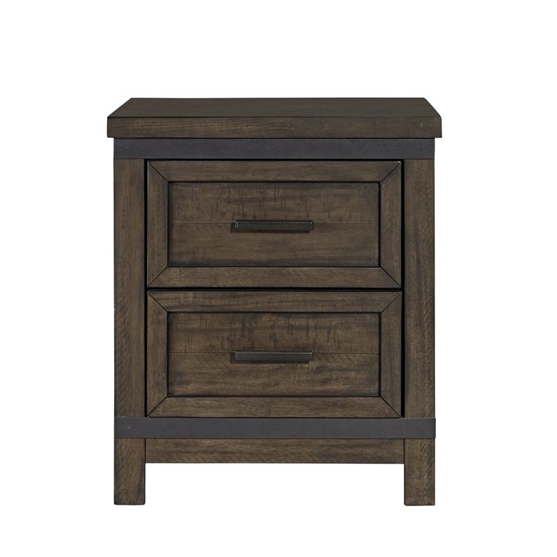 2 Drawer Night Stand in Brown - Liberty Furniture