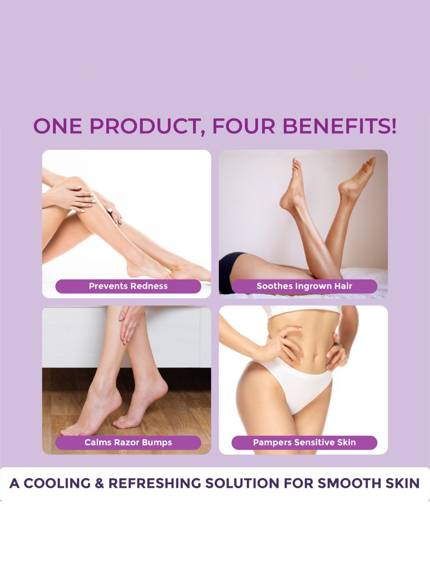 Sanfe Post Hair Removal Soothing Gel - 50 gm