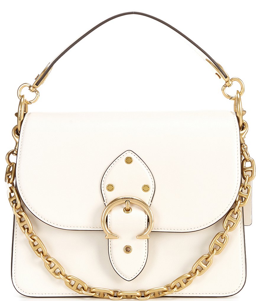 COACH Beat Leather Chain Shoulder Bag