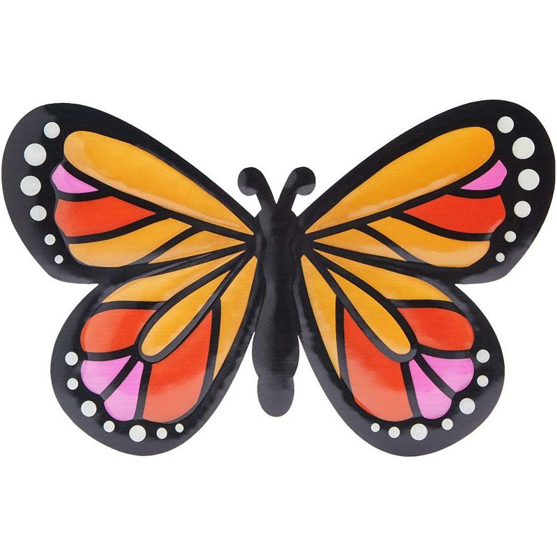 Okuna Outpost 3 Pack Metal Butterfly Outdoor Home Wall D'ecor for Garden and Patio