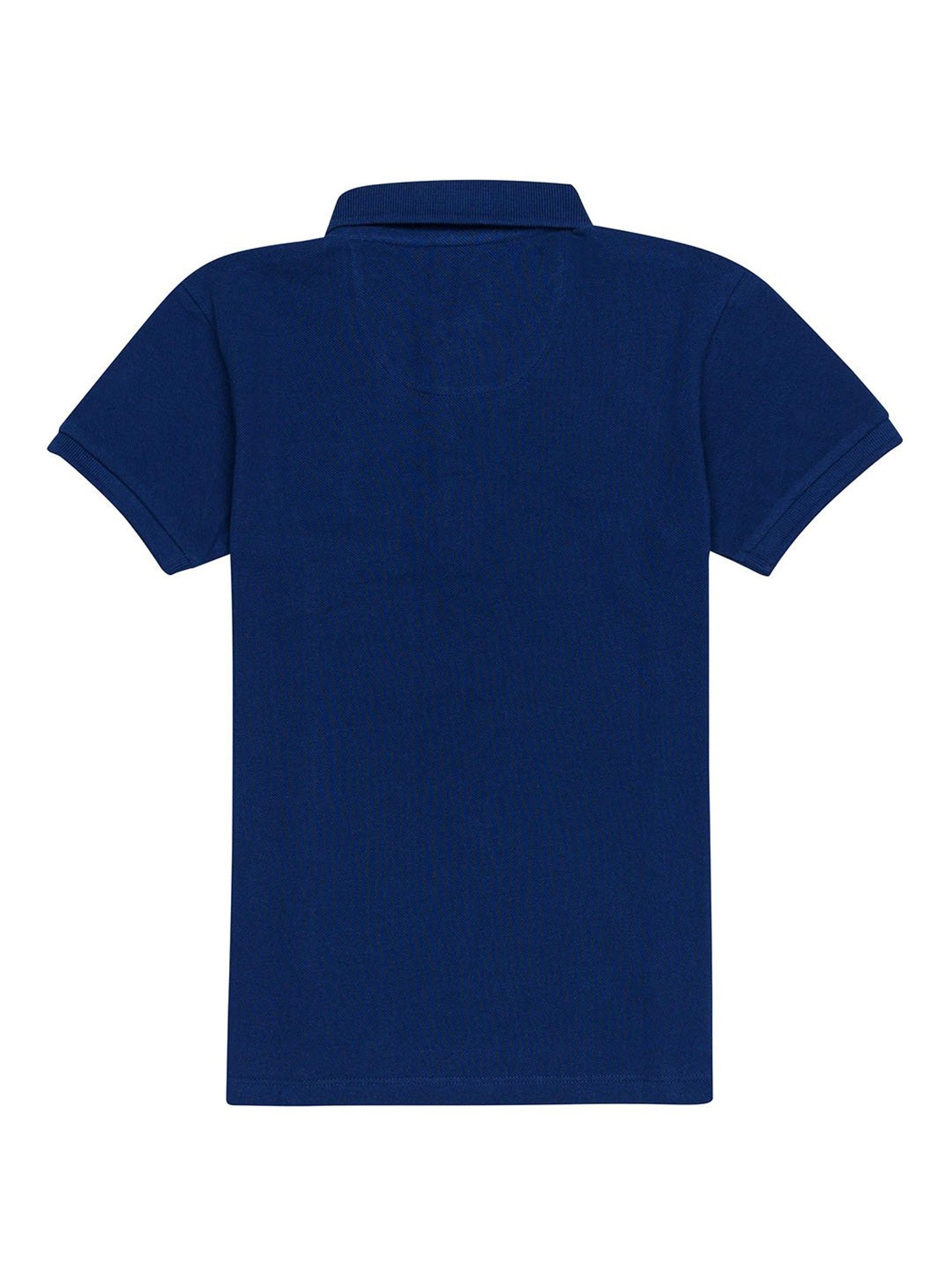 H by Hamleys Boys Navy Solid Polo T-Shirt