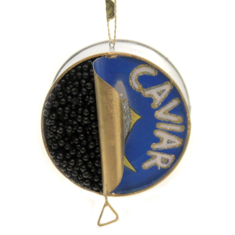Holiday Ornaments 1.75" Caviar. Sturgeons Eggs  -  Tree Ornaments