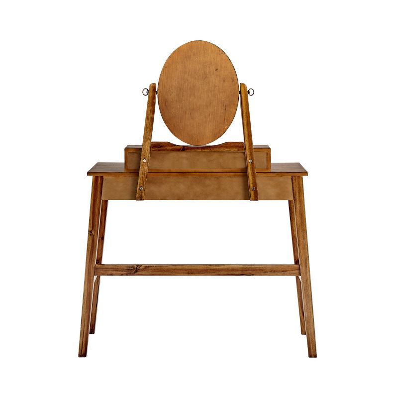 Lorna Vanity Set Walnut - Linon