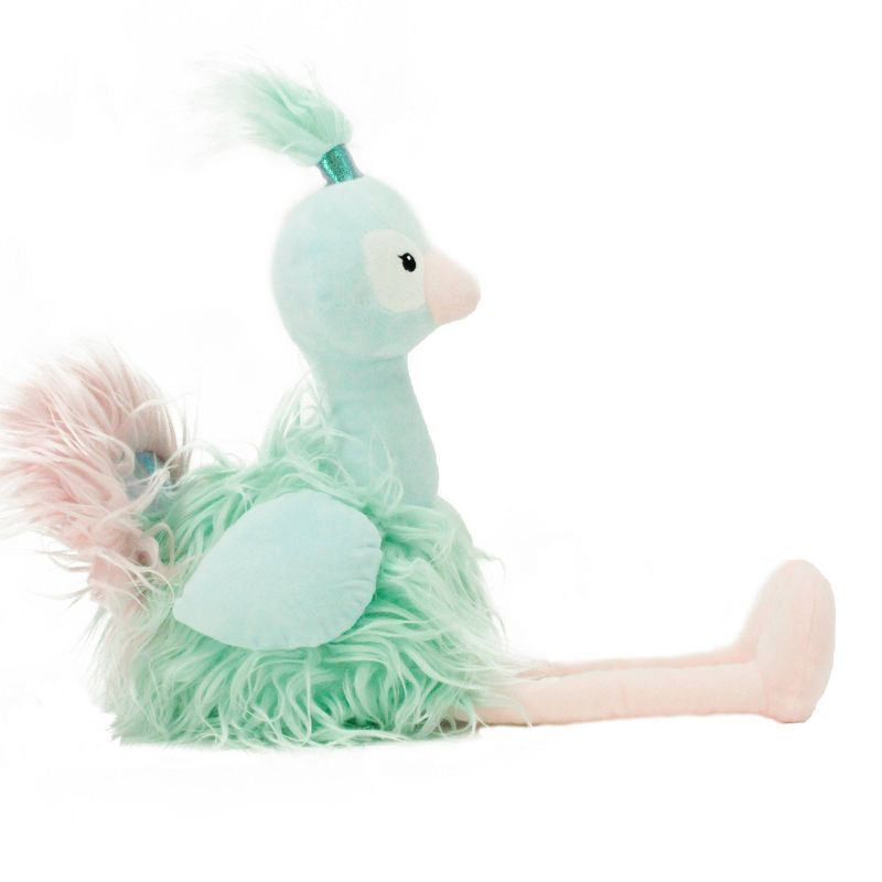 Animal Adventure Teal Sweetheart Bird 15" seated Stuffed Animal