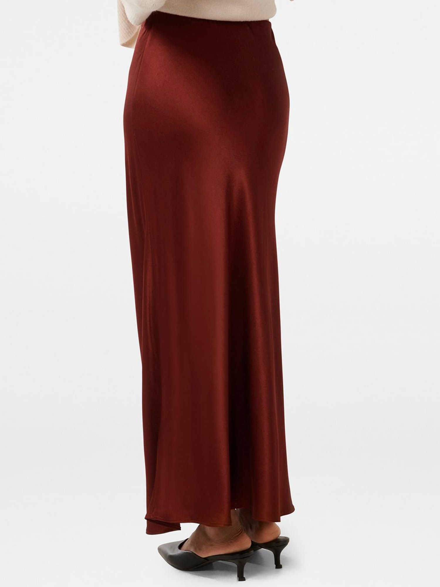 Forever New Prue Petite Satin Bias Midaxi Skirt