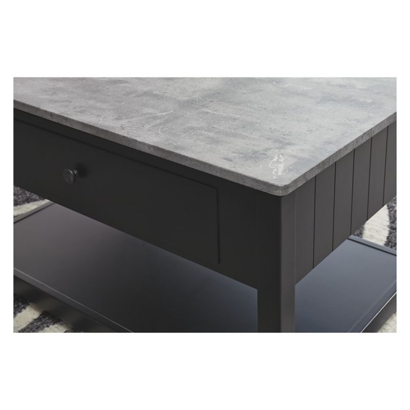 Ezmonei Chair Side End Table Black/Gray - Signature Design by Ashley