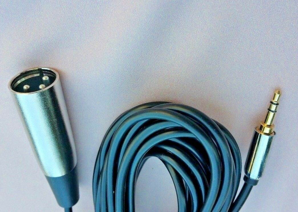 SuperFlex GOLD Patch Cable, XLR Male to XLR Male - 1' Length