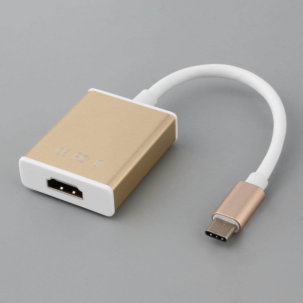 USB 3.1 Type-C-to-HDMI Digital Hub Charger Adapter Converter Aluminium Case