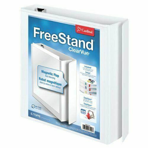 Cardinal Freestand Easyopen Locking Slant-d Ring Binder - Letter - 8.50" X 11" -