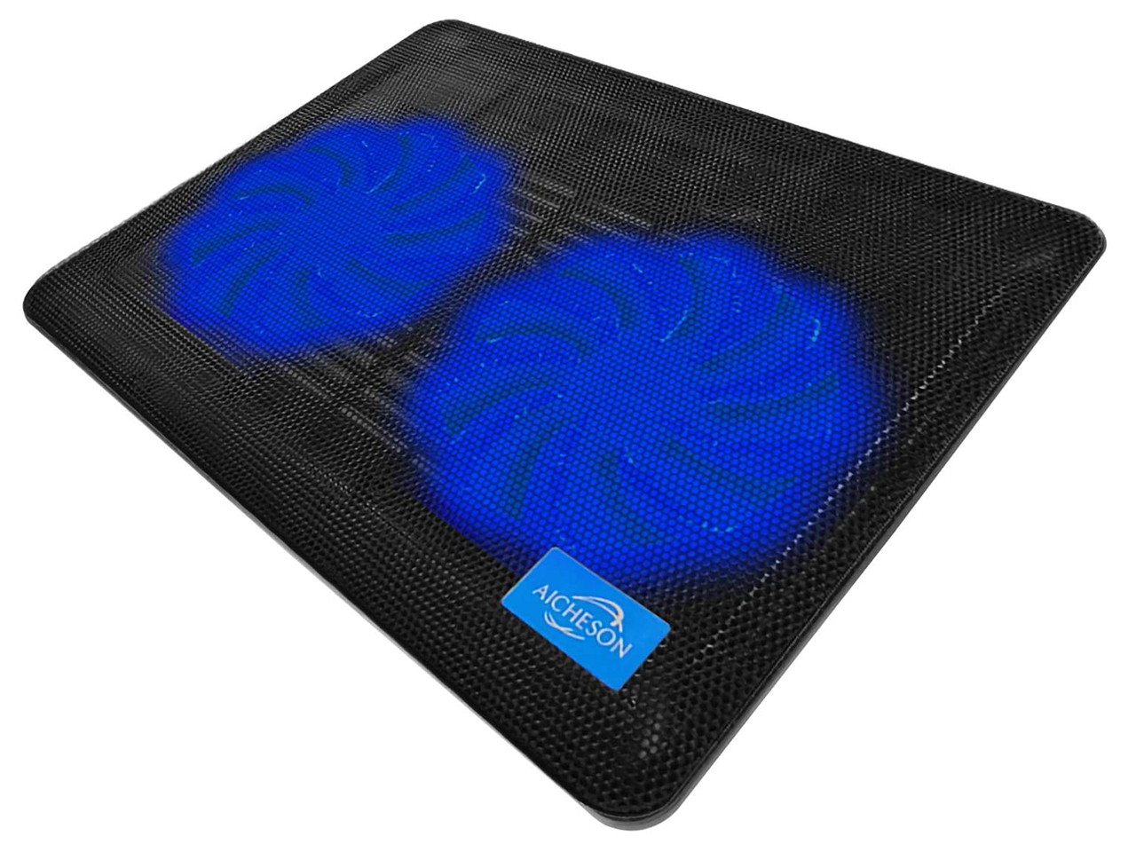 Laptop Cooling Pad, Laptop Cooler with 5 Quiet Red LED Fans for 12"-17" Inch Laptop, Dual USB 2.0 Ports, Portable Angle Adjustable Laptop Stand for Gaming Laptop-Green