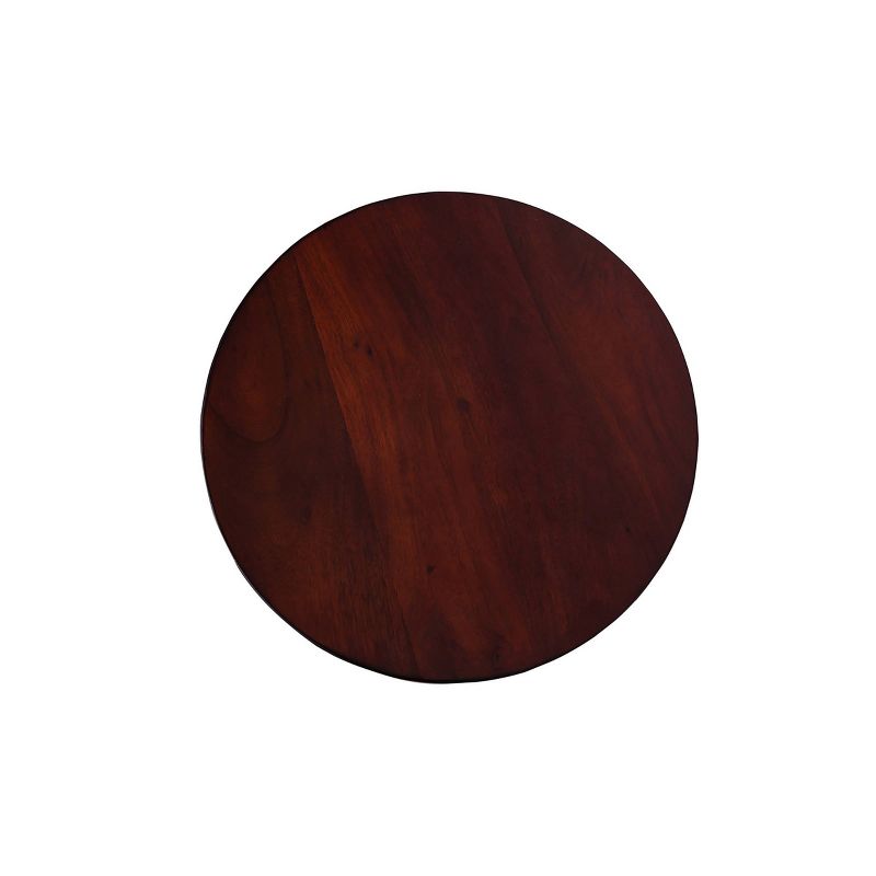 Rubino Drum End Table Brown/Black - Carolina Chair & Table