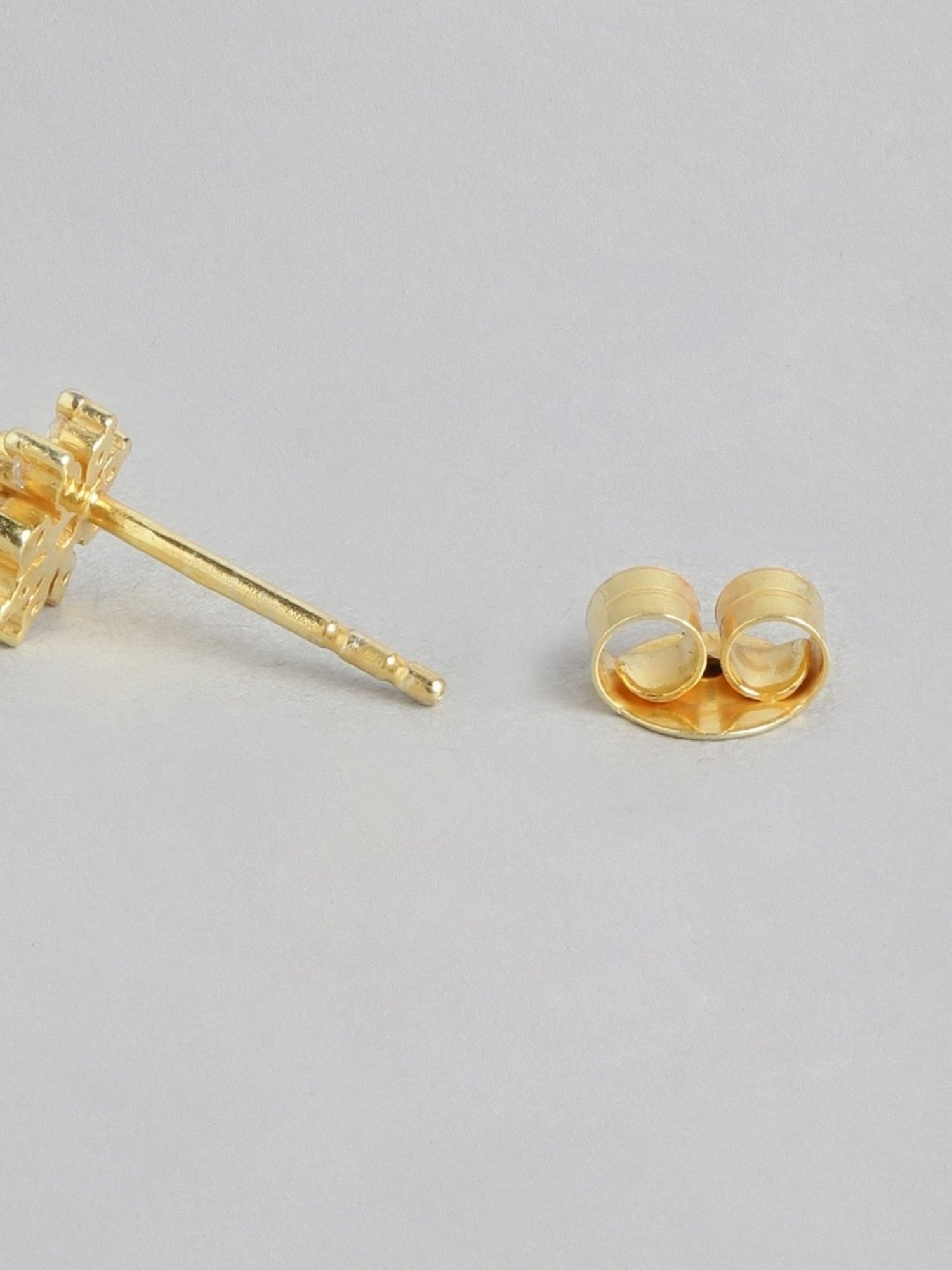 Zavya 925 Sterling Silver Radiant Glow Stud Earrings For Women