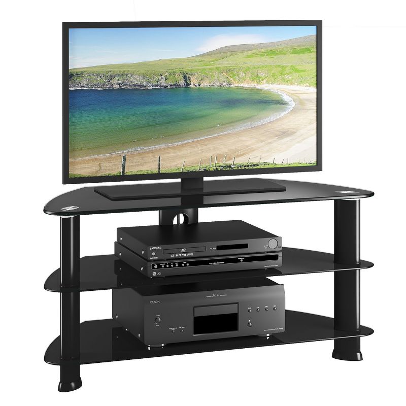 Corner Tv Stand CorLiving Black