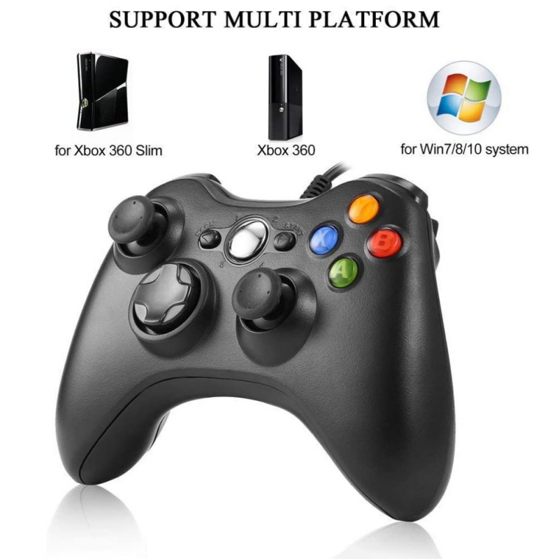 Xbox 360 Wireless Controller, Etpark USB Gamepad, Joypad With Shoulders Buttons, For Microsoft Xbox 360/Xbox 360 Slim/PC Windows 7 8 10 Game
