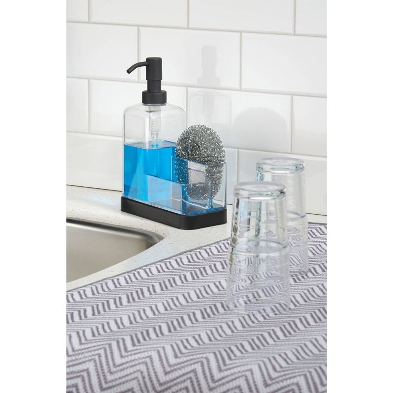 iDESIGN Forma 2 Soap & Sponge Caddy Black