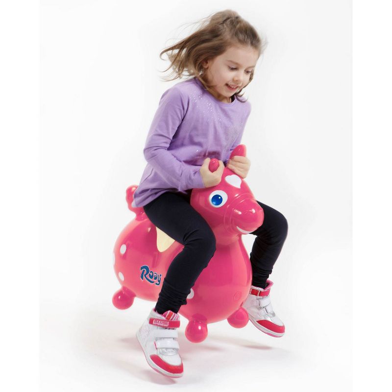 Farm Hoppers Inflatable Bouncing Purple Unicorn