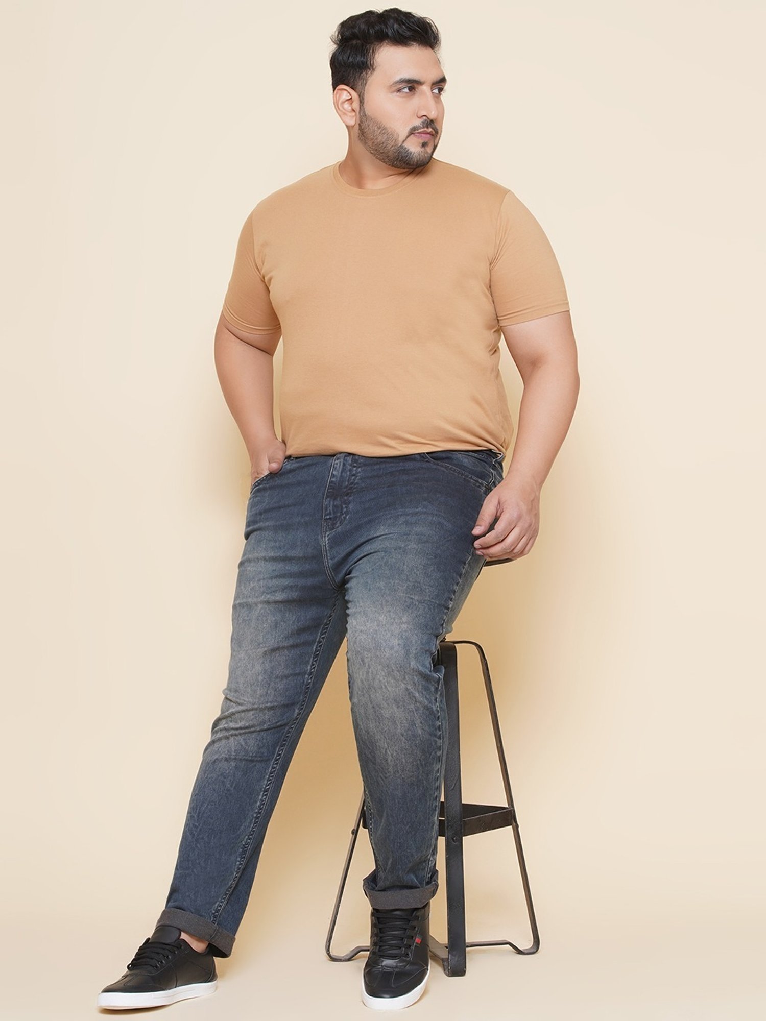 John Pride Blue Regular Fit Jeans