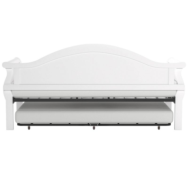 Twin Bedford Complete Wood Daybed with Trundle White - Hillsdale Furniture