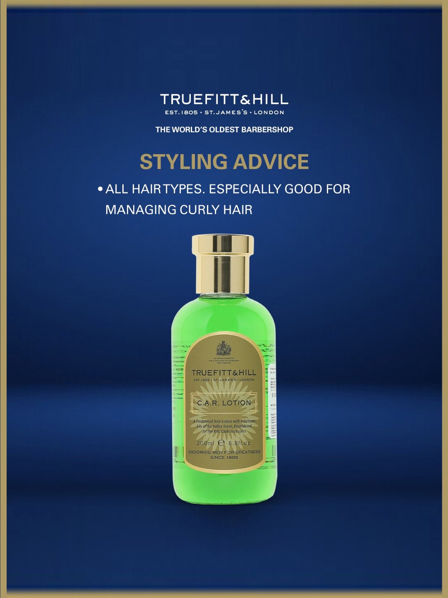 Truefitt & Hill C.A.R Lotion 200 ml for Men