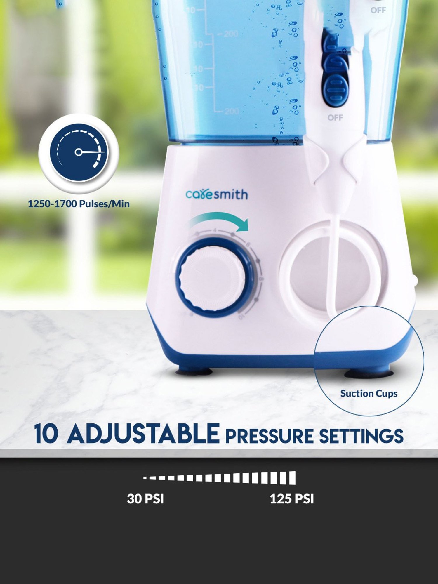 Caresmith FC165 Table Top Oral Flosser (White)