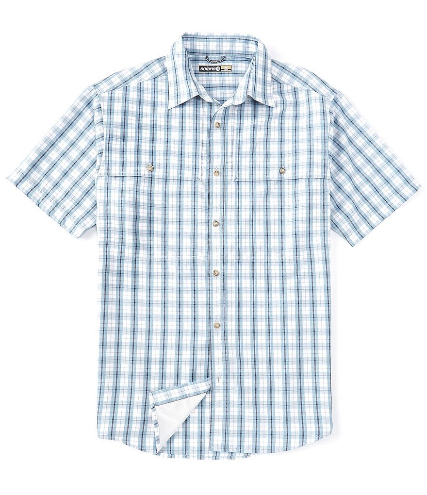 Solaris Short Sleeve Synthetic Sportshirt w/ UV Protection Shirt