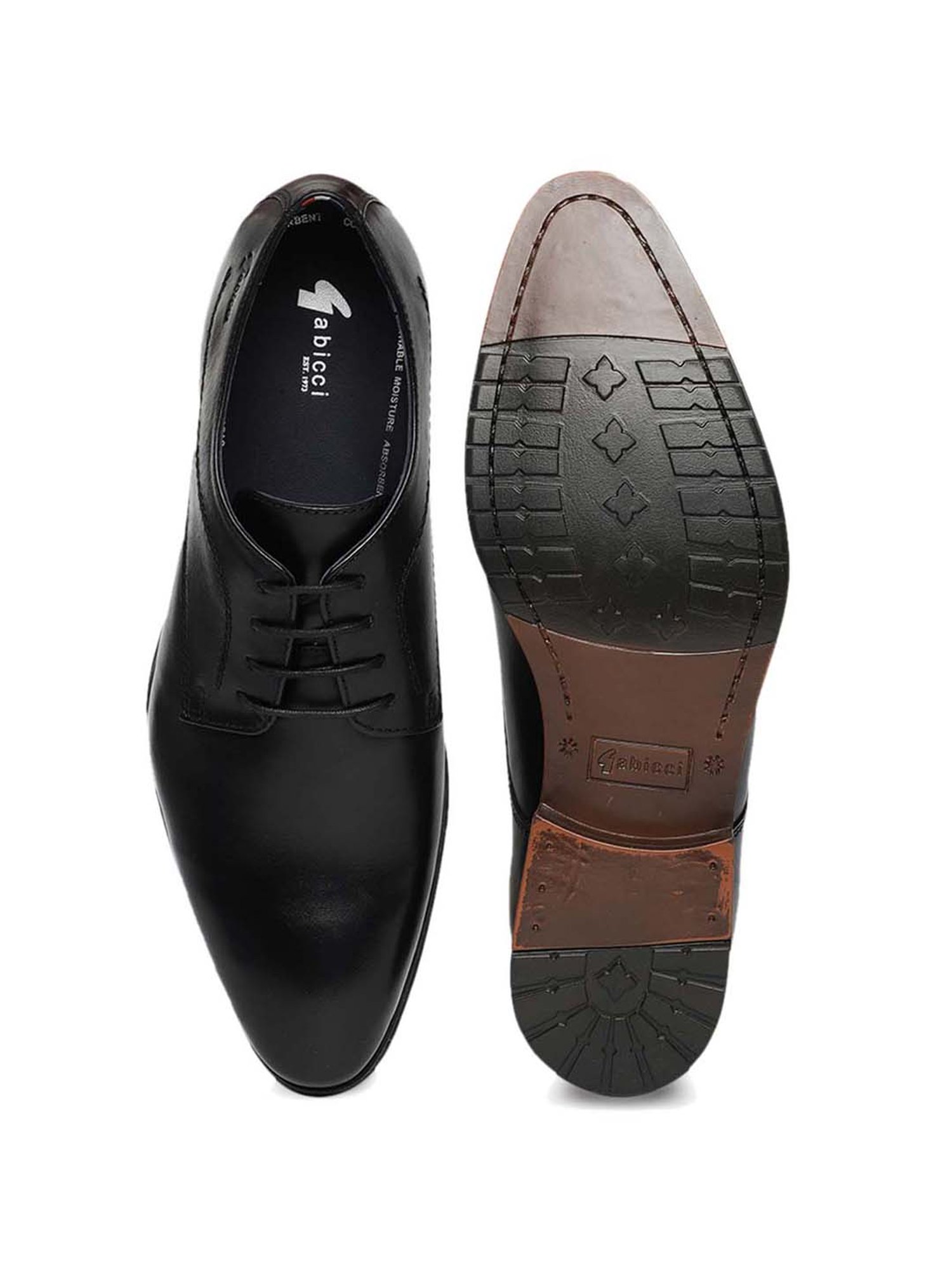 Gabicci Men's Black Derby Shoes