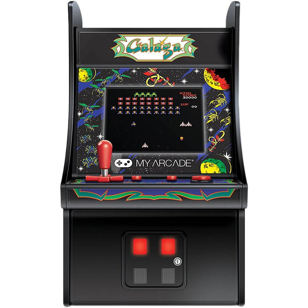 MY ARCADE BANDAI NAMCO GALAGA 6" Micro Arcade Machine Portable Handheld Video Game