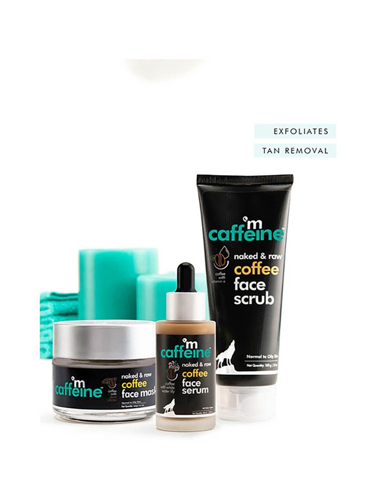 mCaffeine De-Tan Face Polishing Kit