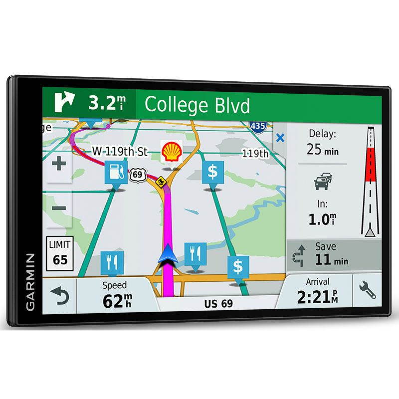 Garmin DriveSmart 61 LMT-S, 6.95 GPS Navigator, Free Map & Traffic Updates