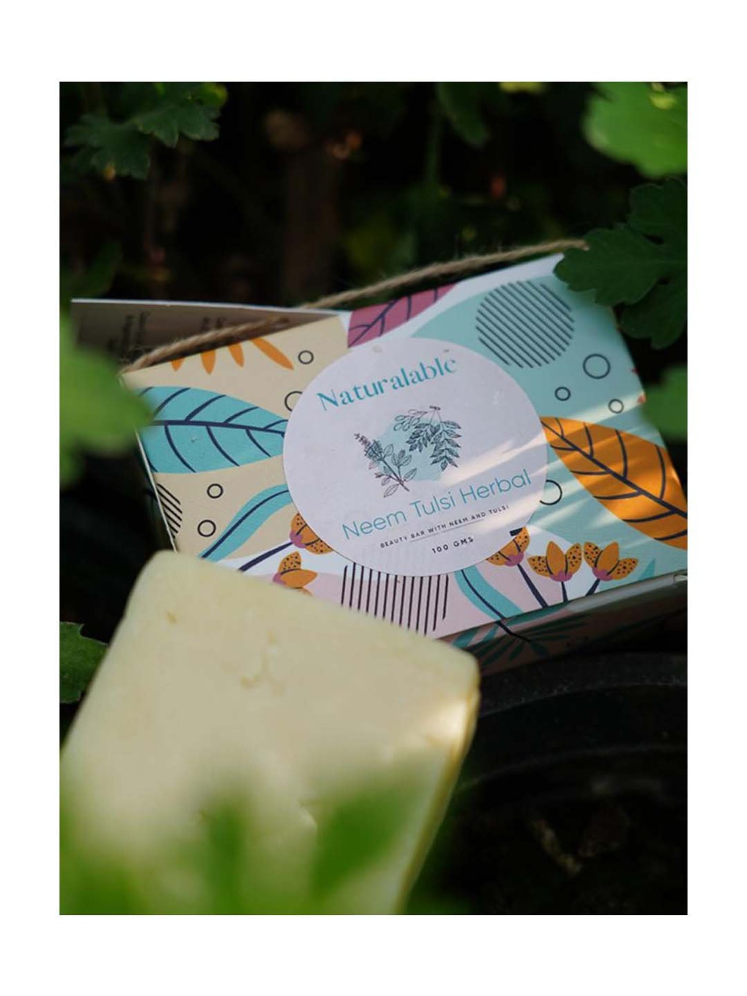 Naturalable Neem Tulsi Herbal Soap - 100 gm