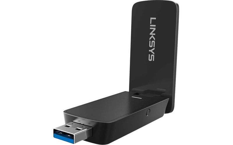 Linksys WUSB6400M IEEE 802.11ac - Wi-Fi Adapter for Desktop Computer/Notebook - USB 3.0 - 1.17 Gbit/s - 2.40 GHz ISM - 5 GHz UNII - External