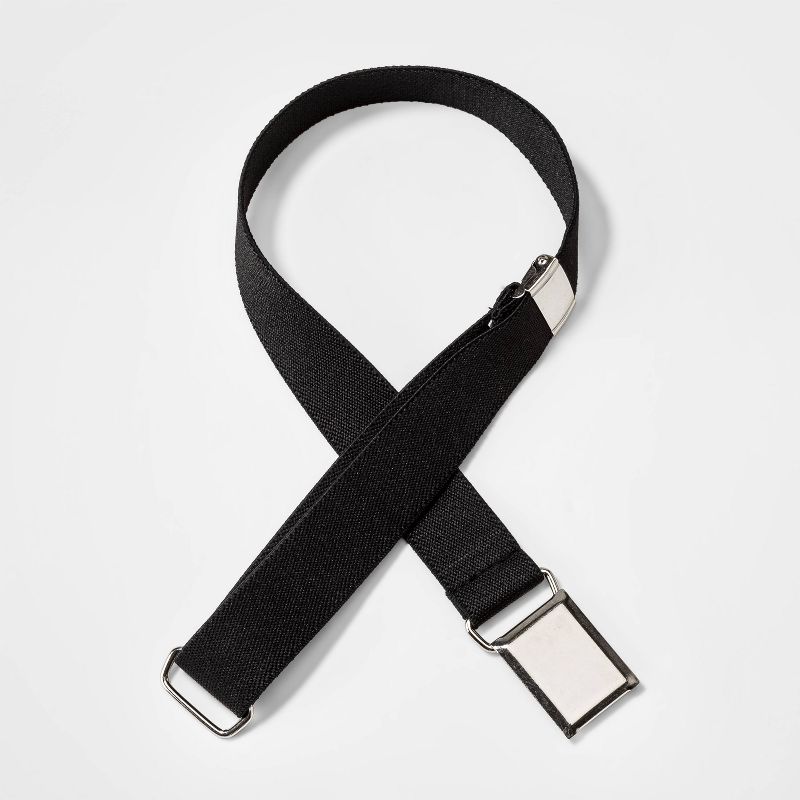 Toddler Boys' Hanging Buckle Closure Belt - Cat & Jack™ Black
