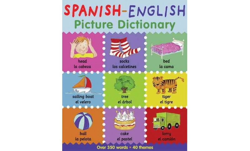 SPANISH ENGLISH PICTURE DICTIO Bilingual - by Catherine Bruzzone (Paperback)