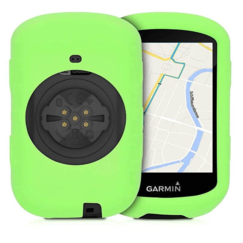 Case Compatible with Garmin Edge 530 Soft Silicone Bike GPS Navigation System Protective Cover Green