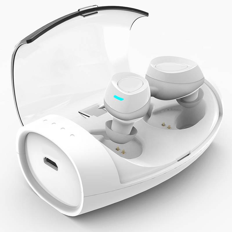 Zgeer Bluetooth 4.2 Wireless TWS In Ear Stereo Bass Earphone Sports Headset,Microphone Charging Box