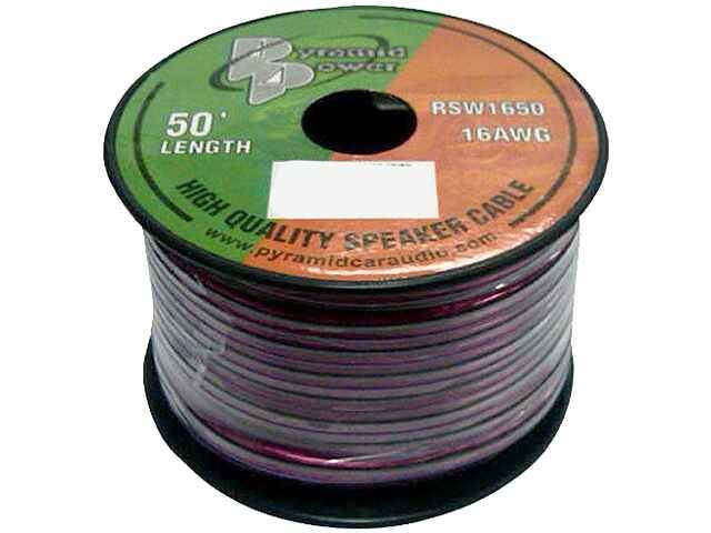 16 Gauge 50 ft. Spool of High Quality Speaker Zip Wire