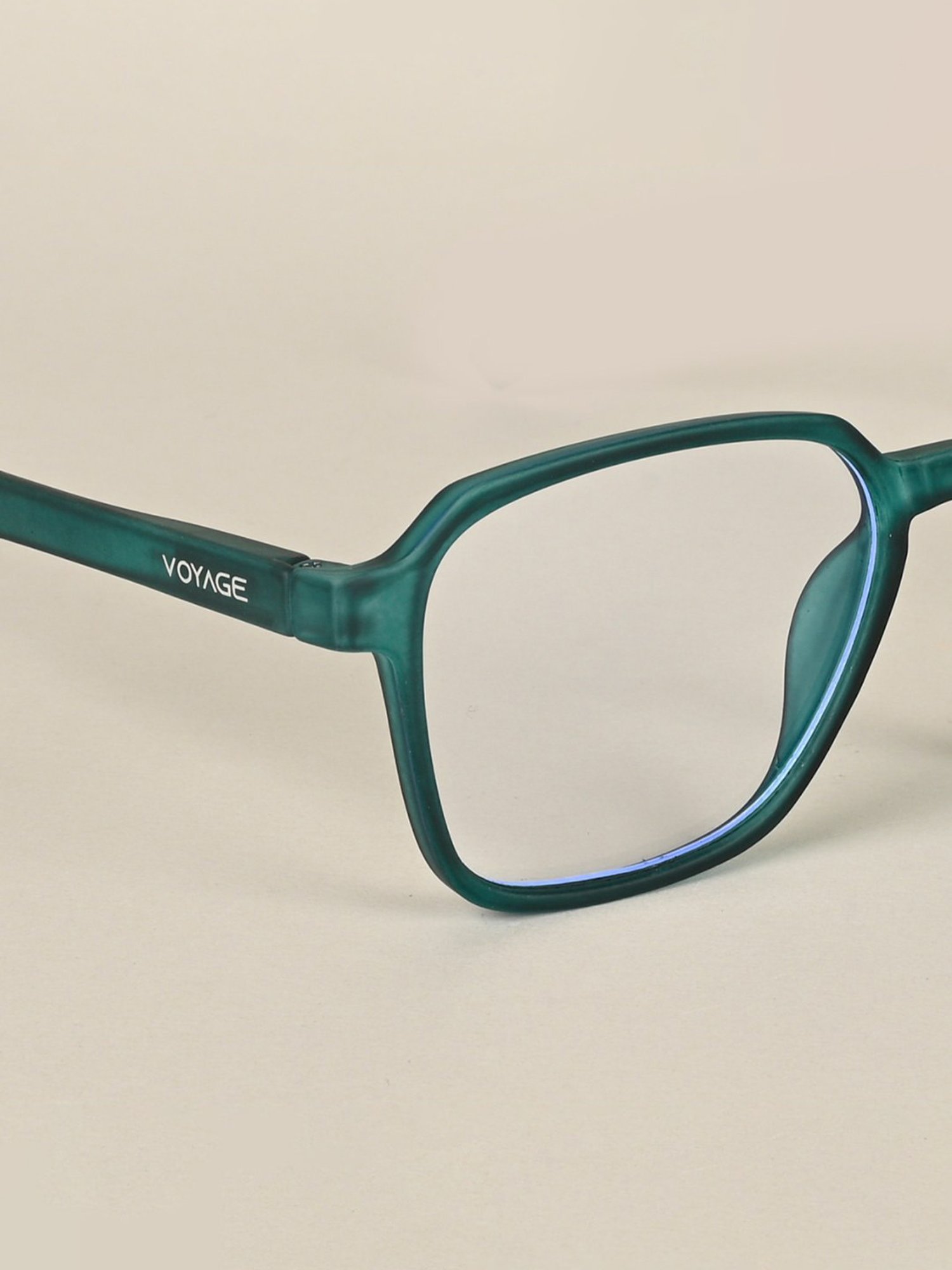 Voyage Green Square Unisex Sunglasses