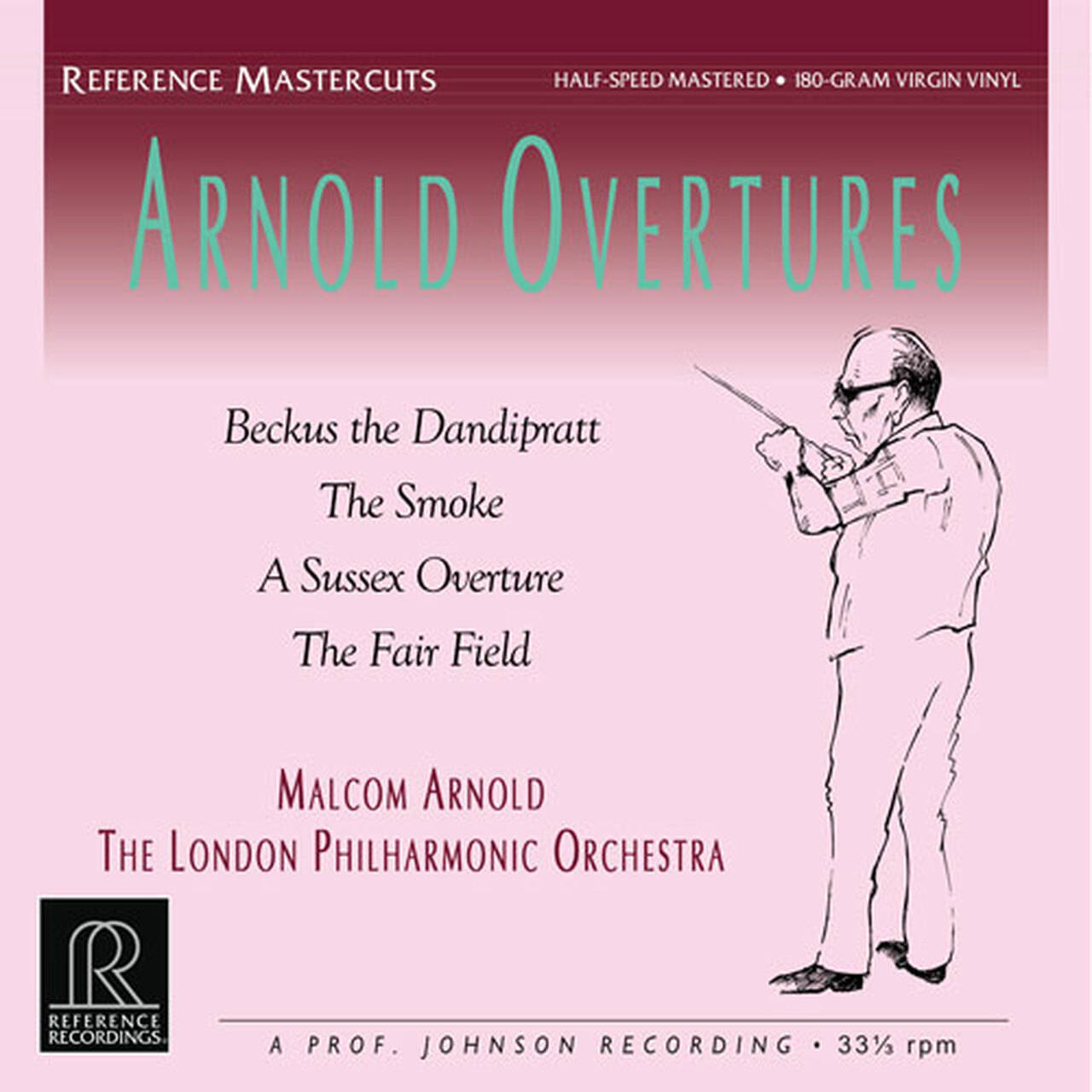 Malcolm Arnold Arnold Overtures Half-Speed Mastered 180g LP (Vinyl)