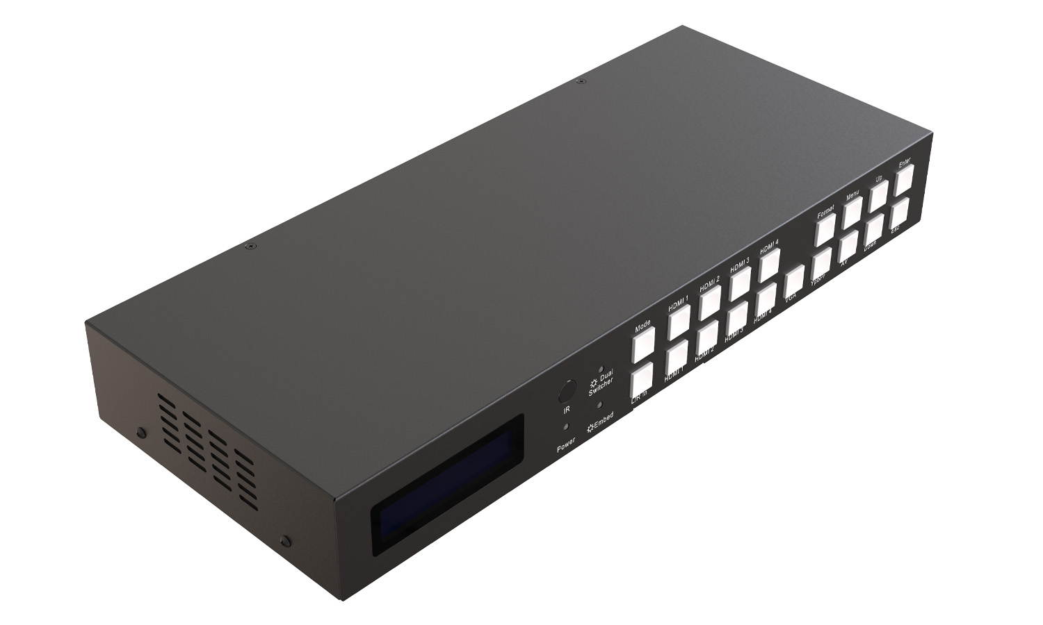 BZBGEAR 7x2 4K Presentation Scaler Switcher with HDMI/VGA/Component/Composite Inputs and HDMI Out