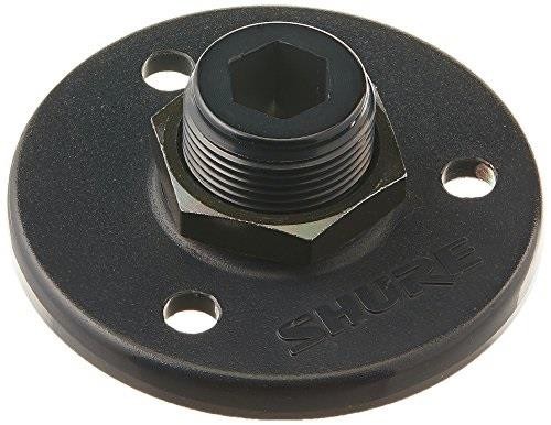 shure a12b 5/8inch27 threaded mounting flange, black
