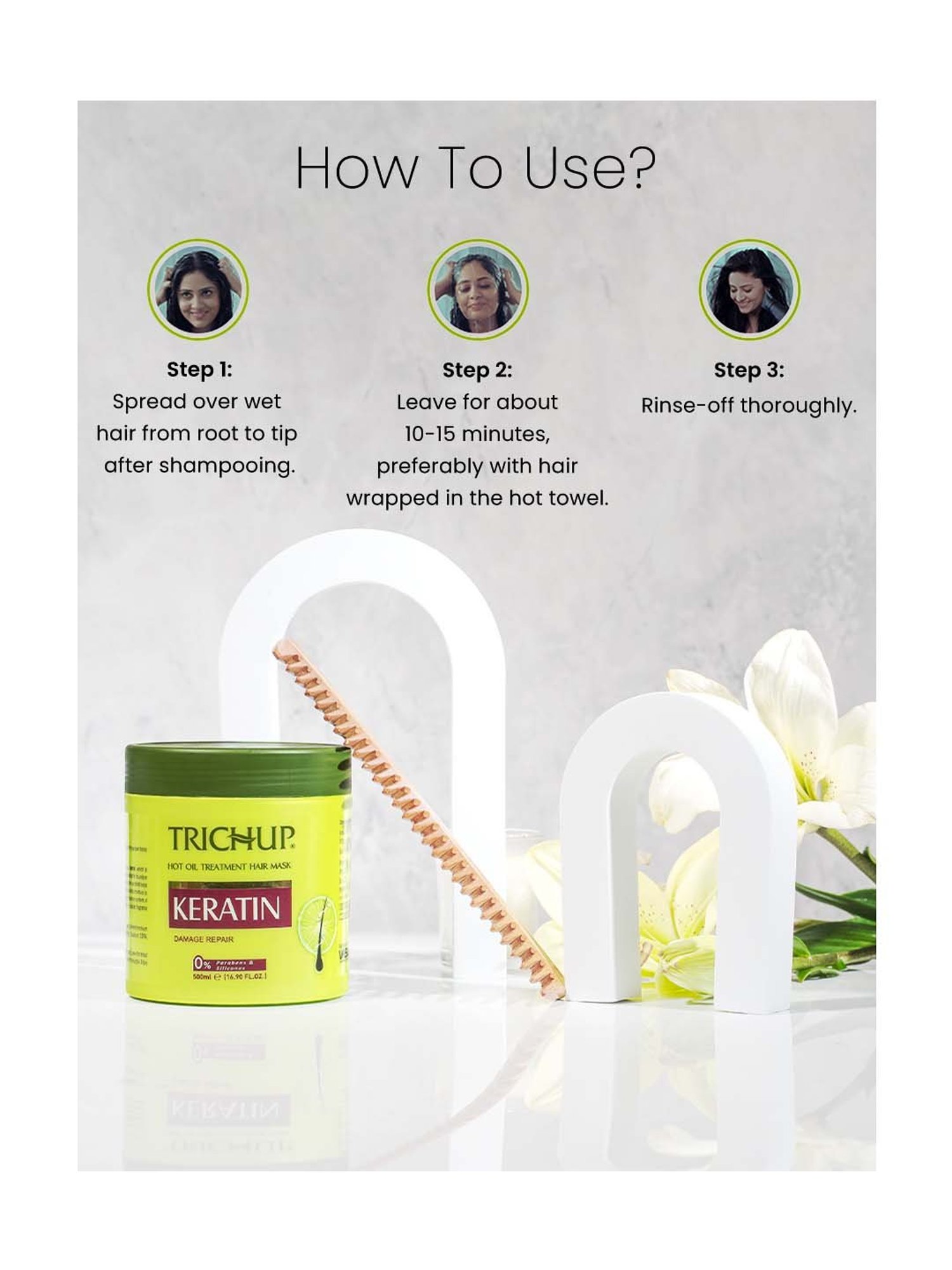 Trichup Hot Oil Treatment H.mask Keratin