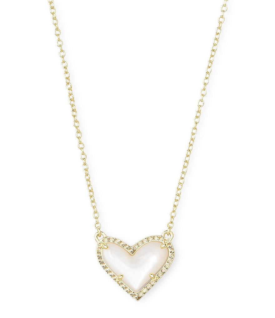 Kendra Scott Ari Heart Gold Short Pendant Necklace
