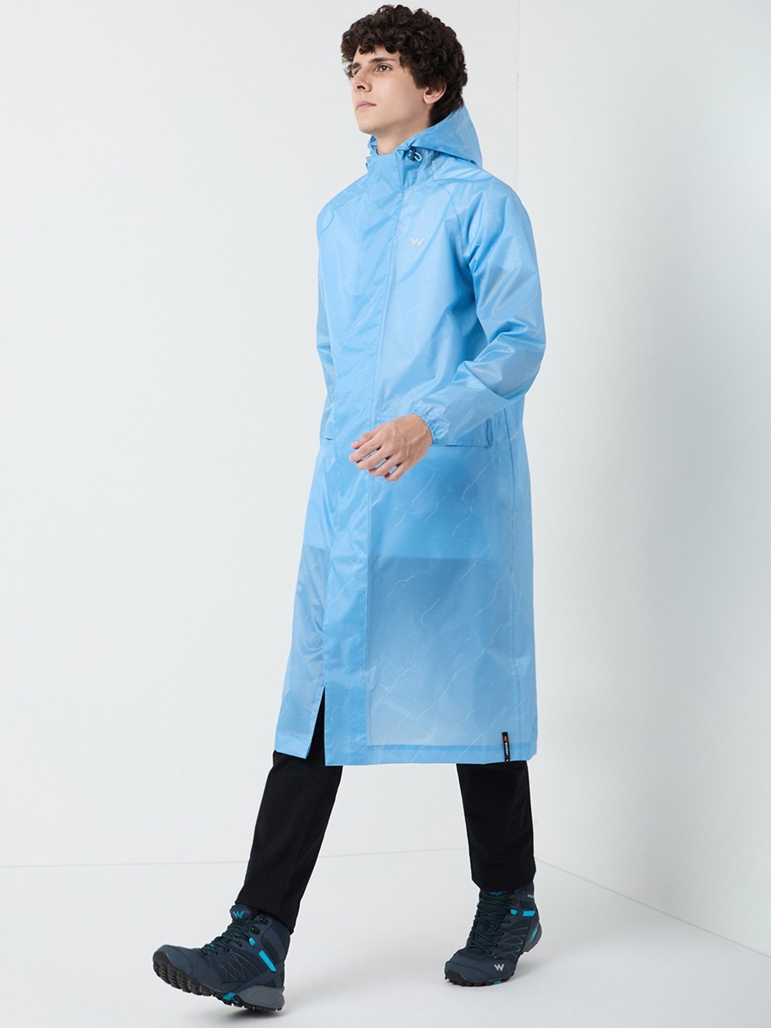 Wildcraft Ariel Blue Regular Fit Rainwear Jacket
