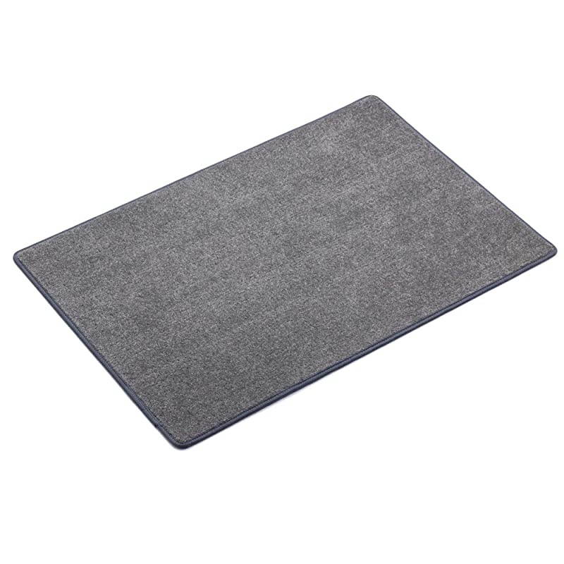 Landing Carpet NonSlip Matching Mat for s Indoor Rug SelfAdhesive amp Easy Installation Pet amp Child Friendly Skid Resistant amp Washable Grey 2 x 3