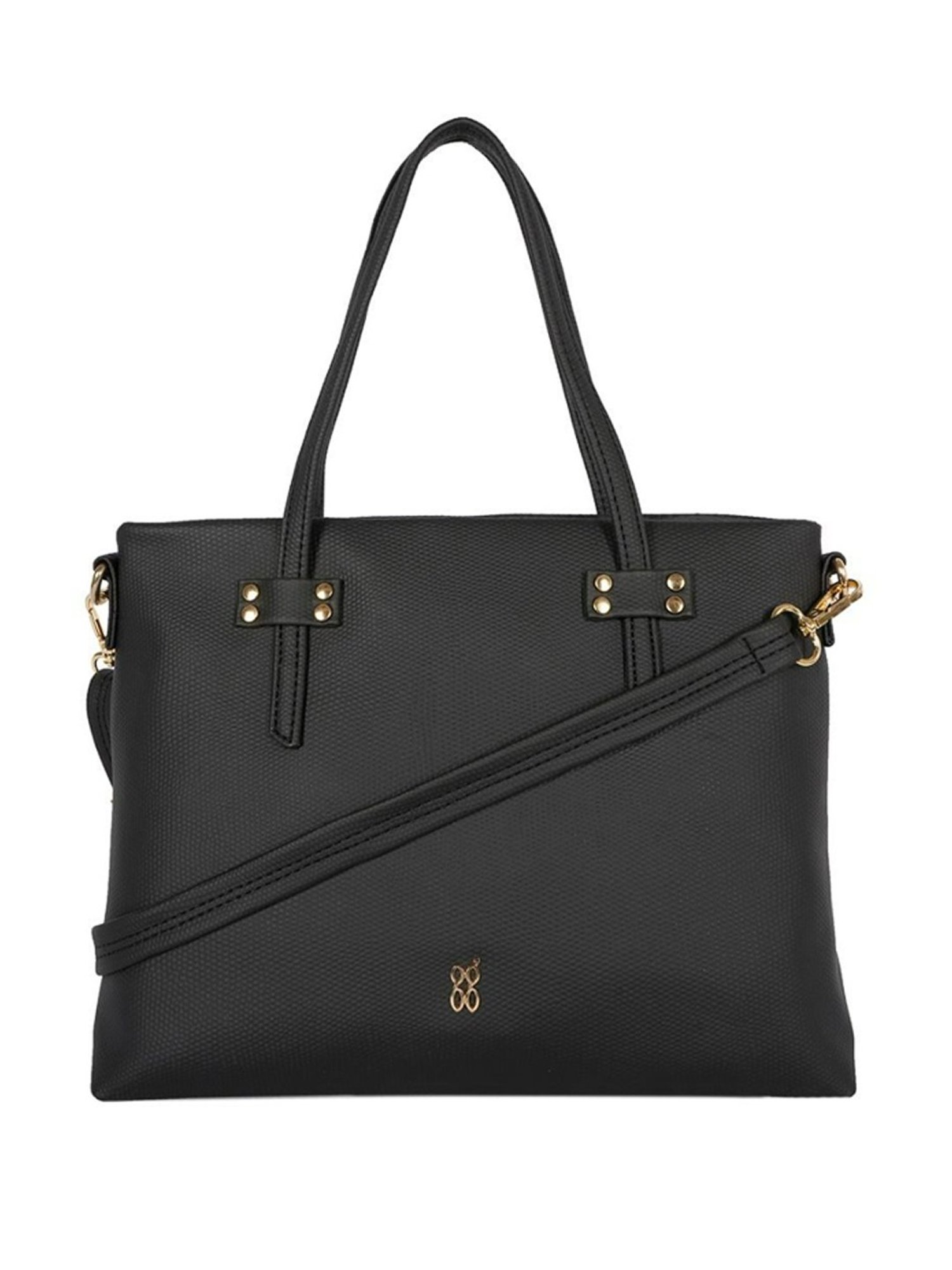 Baggit Black Textured Handbag